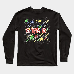 Colorful Stars Long Sleeve T-Shirt